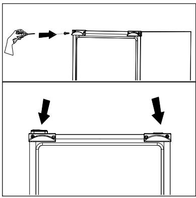 BEKO B5RCNE405LXP - Fixation des cales en plastique - 1