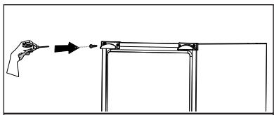 BEKO B5RCNE405LXP - Attaching the plastic wedges - 1