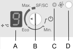 GORENJE NRK62CA2XL4 - Réglage de la température du réfrigérateur - 2