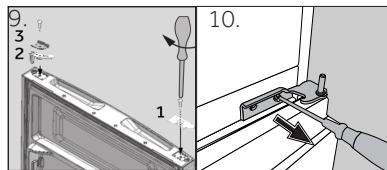 HAIER A3FE635CGJE - A3FE635CMJ - Étapes de montage (fig. 10.9): - 5