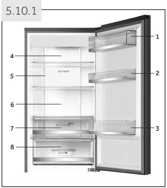 HAIER A3FE635CGJE - A3FE635CMJ - Conservation dans le compartiment réfrigérateur - 1