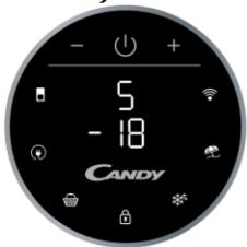 CANDY CMGN6184BN - KULATY DISPLEJ (POKUD JE VE VYBAVE) - 1