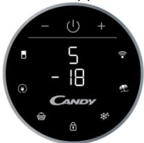 CANDY CMGN6184BN - AJAPMA 3A OTBOPEHA BPATA HA XIAIINHKA: - 1