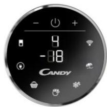 CANDY CMGN6184BN - ROND DISPLAY (INDIEN AANWEZIG) - 2