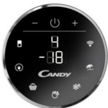 CANDY CMGN6184BN - ALARM OTWARTYCH DRZWICZEK CHLODZIARKI: - 2