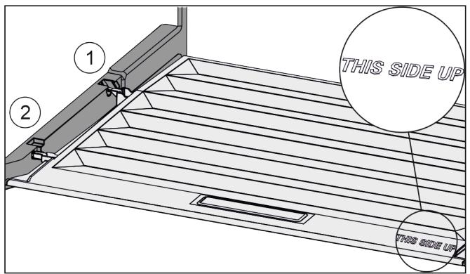 LIEBHERR IRBPDI5170 - Inserting the compartment lid - 1