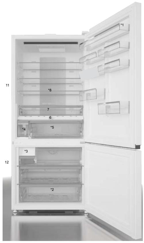 BEKO RCNE720E3VZXPN - 2Uw koelkast - 1