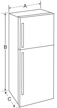 LG GTB744PZHZD - Dimensions and Clearances - 1