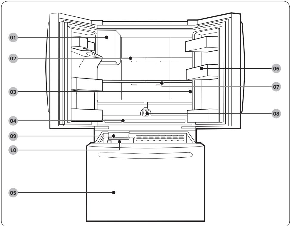SAMSUNG RF23R62E3SR - Présentation rapide du réfrigérateur - 1