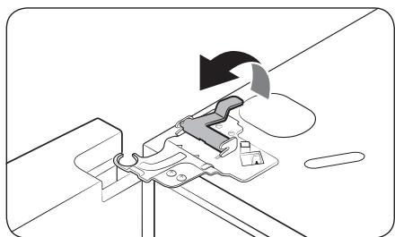SAMSUNG RF23R62E3SR - Démontage des portes du réfrigérateur - 3
