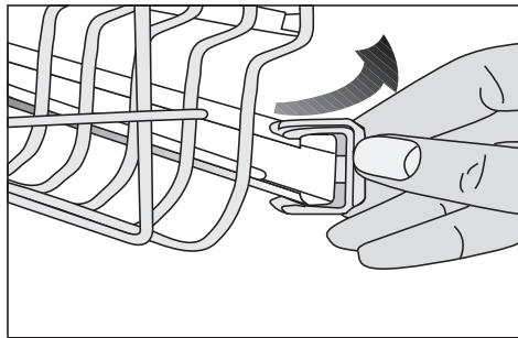 BEKO TDFV15315W - Réglage en hauteur du panier vide - 1