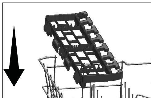 BEKO TDFV15315W - Grille de service multifonction du panier supérieur - 3