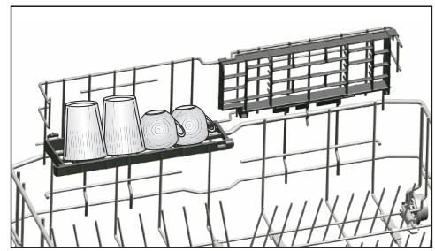 BEKO TDFV15315W - Support multifonction/à hauteur ajustable du panier inférieur - 1