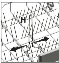 BEKO DIN36430 - Lower basket bottle wire - 1