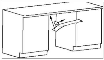 BOMANN GSPE 7415 VI E - Attach the condensation strip - 1