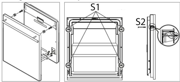 BOMANN GSPE 7415 VI E - Fixing the decoration panel - 1