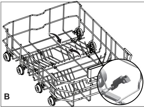 BEKO DIS35023 - Collapsible lower basket tines - 2