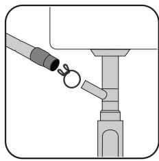 BEKO DIS35023 - Connection to the drain - 1
