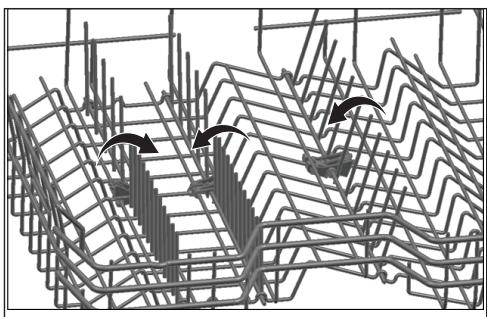 BEKO DFS05024X - Collapsible upper basket wires - 1