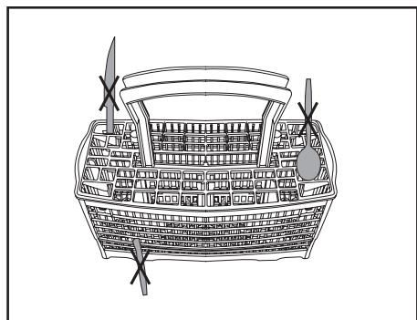 BEKO DIS35020 - Placing the dishes into the dishwasher - 8