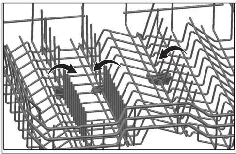 BEKO DIS35020 - Collapsible upper basket wires - 1