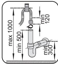 BEKO DIS35020 - Connection to the drain - 4