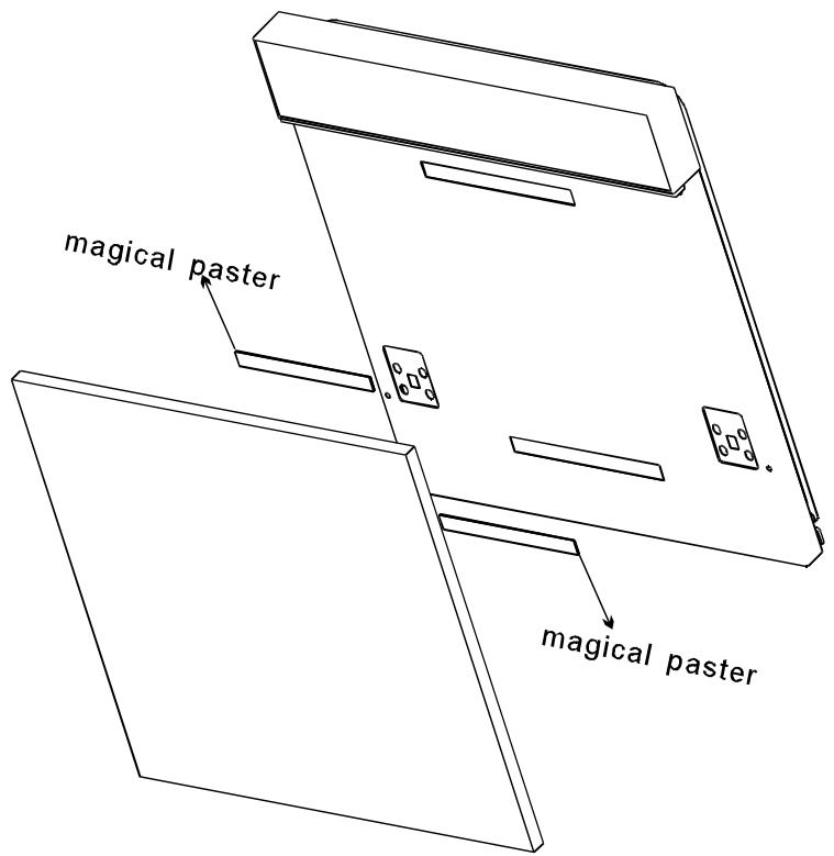 BRANDT VS1010X - - Aesthetic panel's dimensions and installation - 3