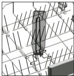 BEKO DSN15420  -  DSN15420X - Lower basket bottle rod - 2