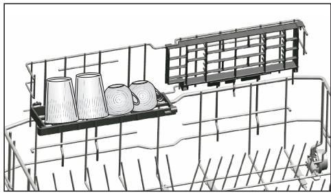 BEKO DSN15420  -  DSN15420X - Multi-function/height-adjustable lower basket support - 1