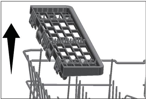 BEKO DSN15420  -  DSN15420X - Upper basket multifunction support - 2