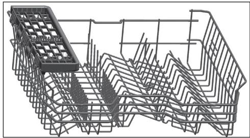 BEKO DSN15420  -  DSN15420X - Upper basket multifunction support - 1