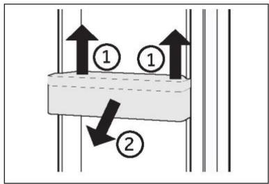 HAIER HCR7918EIMP - Verwijderbare deurrekken/fleshouder - 1