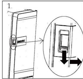 HAIER HCR7918EIMP - Retrait/remontage du bac de stockage des glaçons - 1