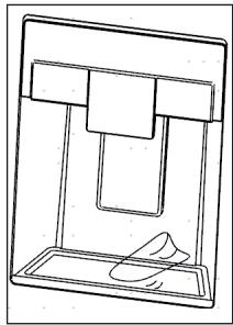 HAIER HCR7918EIMP - Cleaning the dispenser tray - 1