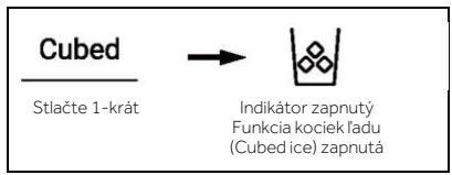 HAIER HCR7918EIMP - Funkcia kociek l'adu (Cubed ice) - 1