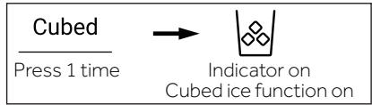 HAIER HCR7918EIMP - Cubed ice function - 1