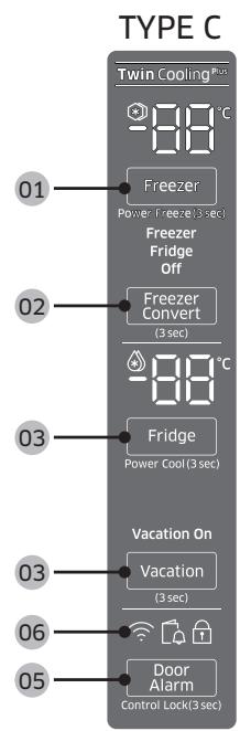 SAMSUNG RT62K7110S9/EF - Feature panel - 3