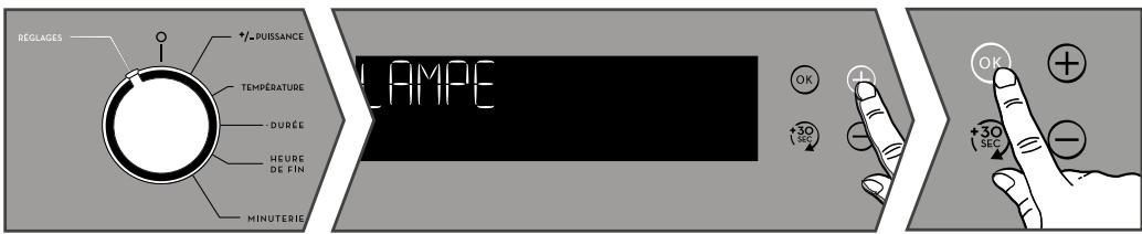 SAUTER SKC6302LX - Menu réglages - 1