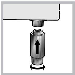 HOTPOINT CX65SFAXF/HAS - Positionnement et nivellement - 1