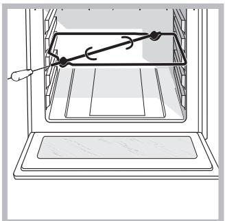 HOTPOINT CX65SFAXF/HAS - Tournebroche (n'existe que sur certains modèles) - 1