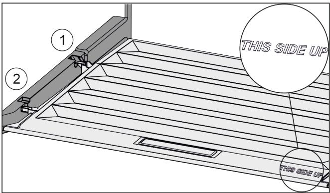 LIEBHERR ICNDI5173  -  ICNDI5173-20 -   -   -   -   -   -   -  ICNdi 5173-20 - Inserting the compartment cover - 1