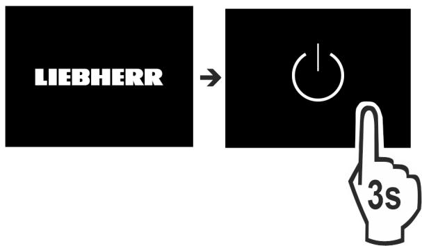 LIEBHERR ICNDI5173  -  ICNDI5173-20 -   -   -   -   -   -   -  ICNdi 5173-20 - Switching on appliance - 1