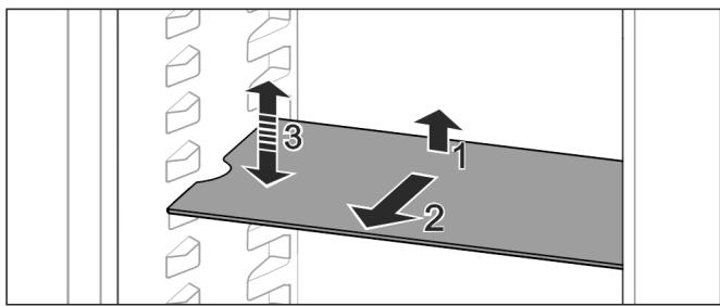 LIEBHERR ICNDI5173  -  ICNDI5173-20 -   -   -   -   -   -   -  ICNdi 5173-20 - Adjusting/removing the shelves - 1