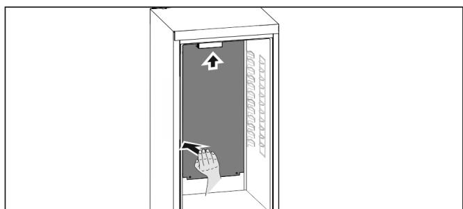 LIEBHERR ICNDI5173  -  ICNDI5173-20 -   -   -   -   -   -   -  ICNdi 5173-20 - Inserting the rear panel - 1