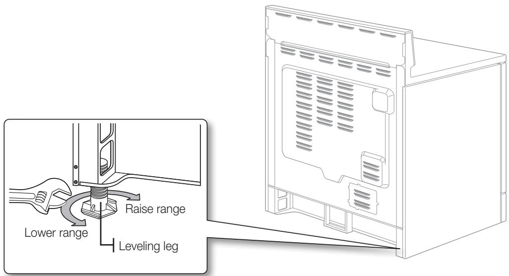 SAMSUNG NE59M7630SG - Level the range - 1