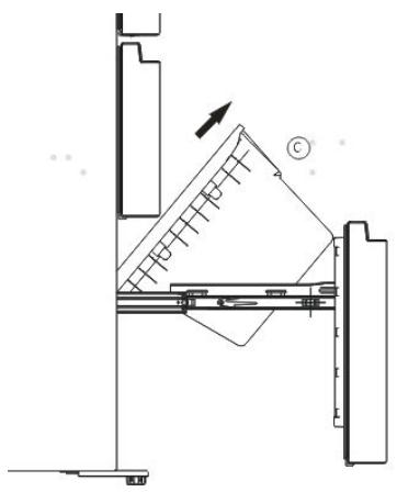 HISENSE RF632N4WFF - Disassembling the freezer drawer - 3