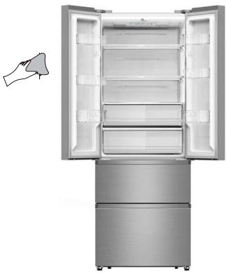 HISENSE RF632N4WFF - Binnenkant reinigen - 1