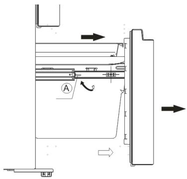 HISENSE RF632N4WFF - Smontaggio del cassetto del congelatore - 1