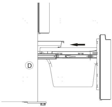 HISENSE RF632N4WFF - Installing the lower drawer - 2
