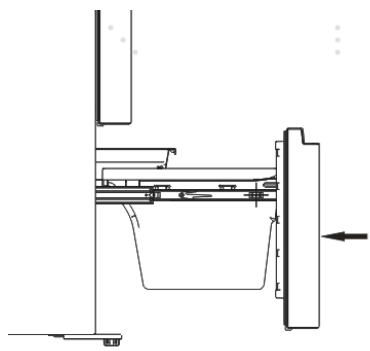 HISENSE RF632N4WFF - Installeren van het onderste schap - 3